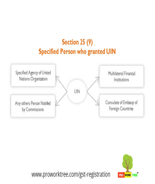 Specified Person who granted UIN