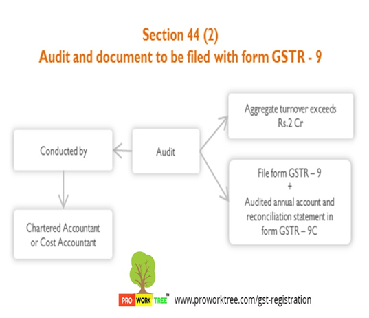 Audit and document to be filed with form GSTR 9